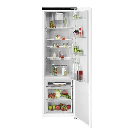 AEG NSK9Z181EC Built In Larder Fridge, Fixed Hinge