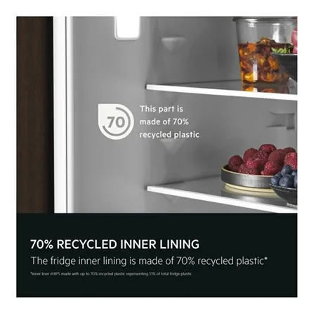 AEG NSK9Z181EC Built In Larder Fridge, Fixed Hinge