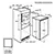 AEG OSK5O88ES Built under  Fridge, Sliding Hinge