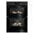 AEG OU5CP40B Built In Electric Double Oven, Black Stainless Steel