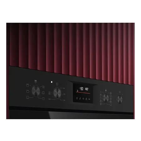 AEG OU5CP40B Built In Electric Double Oven, Black Stainless Steel