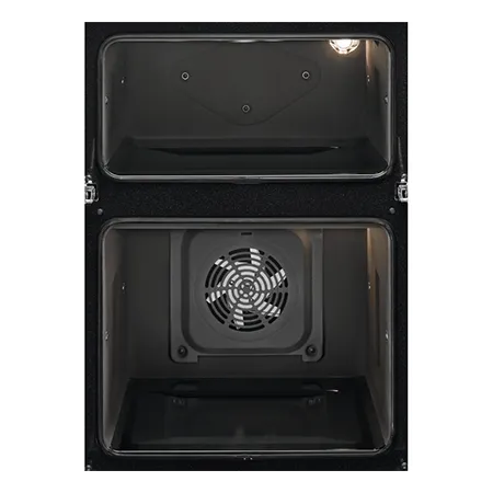 AEG OU5CP40B Built In Electric Double Oven, Black Stainless Steel