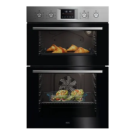 AEG OU5CP40M 61L Double Electric Oven - Stainless Steel