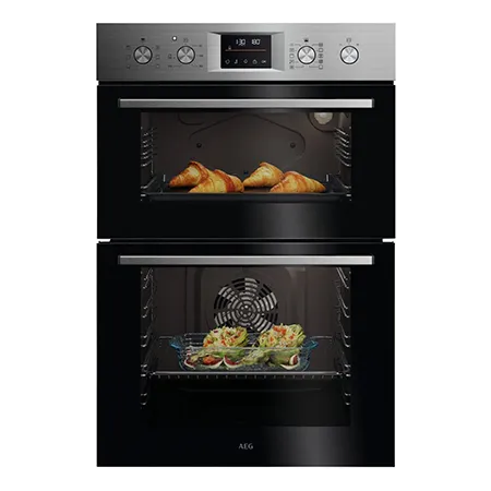 AEG OU5CP40M 61L Double Electric Oven - Stainless Steel
