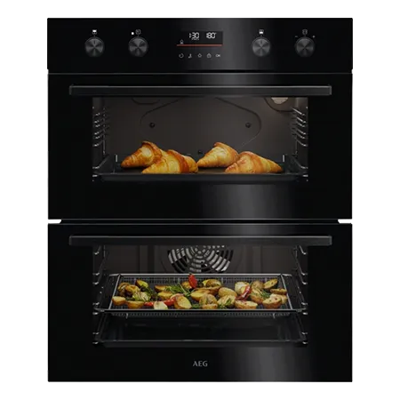 AEG OU5CU40K Built Under Electric Double Oven, Black