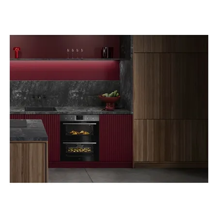 AEG OU5CU40M Built Under Electric Double Oven, Stainless Steel