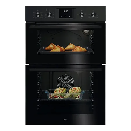 AEG OU5NP20B 66L Double Built In Oven - Black