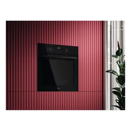 AEG OU5PB40XK 59.6cm Built In Electric Single Oven - Black