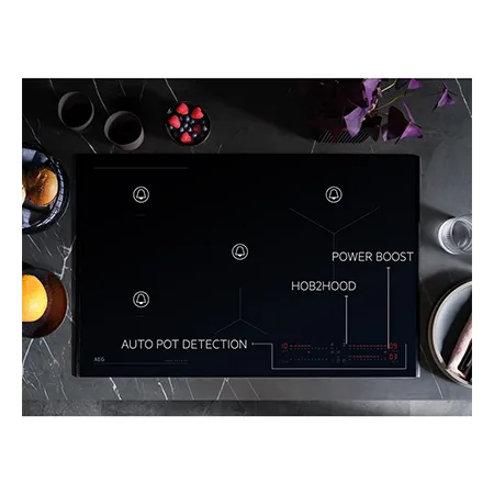 AEG SI84IB10FB 80cm Induction Hob - Black