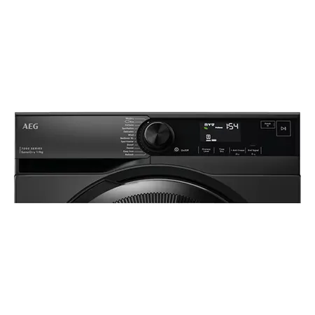 AEG TR749GU4B Freestanding Heat Pump Tumble Dryer, 9kg, Black