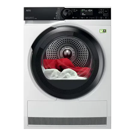 AEG TR948V4BC Freestanding Heat Pump Tumble Dryer, 8kg, White