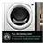 AEG TR948V4BC Freestanding Heat Pump Tumble Dryer, 8kg, White