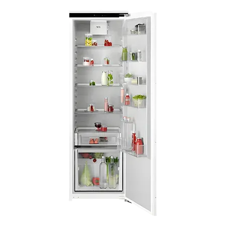 AEG NSK7D181EC Built In Larder Fridge, Fixed Hinge