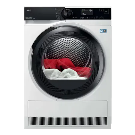 AEG TR849P4B Freestanding Heat Pump Tumble Dryer, 9kg, White