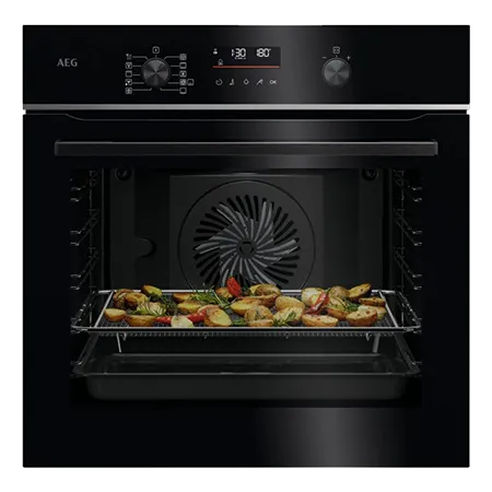 AEG TS6PB521AB Built In Electric Single Oven with Pyrolytic Cleaning, Black