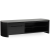 Alphason FW1350CBBLK Real Wood Veneer with Piano Black Glass / Black Oak TV Stand for TVs up to 60"