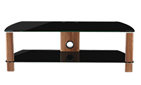 Alphason ADCE1500BLK Century Stand 1500 for 10" to 65" TV screens Black GlassWalnut Alphason ADCE1500BLK Century Stand 1500 for 10" to 65" TV screens Black GlassWalnut