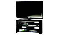 Alphason FW1100BVB 3 Shelf Support with Real Wood Veneer for LCD/Plasma Screens upto 50" with AV Equipment