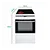 Amica 608CE2TAW 60cm Electric Cooker with Double Oven and Ceramic Hob
