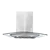 Amica AEC60SS 60cm Curved Glass Extractor - Stainless Steel