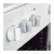Amica AFC1530WH 50cm Freestanding Single Cavity Electric Cooker with Ceramic Hob - White