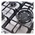 Amica AGH7100SS 70cm 5 Burner Gas Hob - Stainless Stee