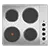 Amica AHE6000SS 60cm 4 Zone Electric Hob - Stainless Stee