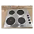 Amica AHE6000SS 60cm 4 Zone Electric Hob - Stainless Stee