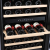 Amica AWC600BL Wine Cooler - Black - B Rated