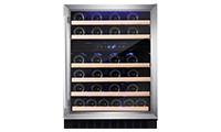 Amica AWC600SS Wine Cooler - Stainless Steel, Energy Efficiency - B.