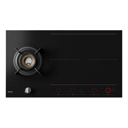 Asko HIG89524BGB1 90cm 5 Zone Induction/Gas Hob - Black