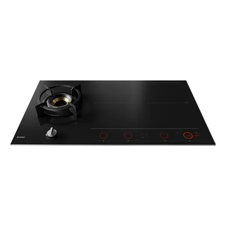 Asko HIG89524BGB1 90cm 5 Zone Induction/Gas Hob - Black