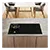 Asko HIG89524BGB1 90cm 5 Zone Induction/Gas Hob - Black