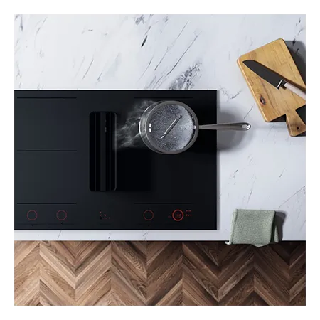 Asko HIHD854MM 90cm 4 Zone Hood-in hob, Celsius Induction - Black