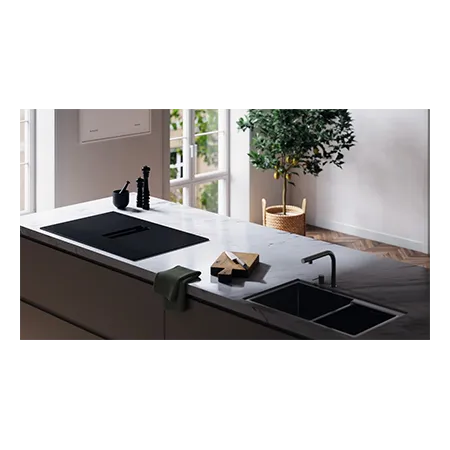 Asko HIHD854MM 90cm 4 Zone Hood-in hob, Celsius Induction - Black
