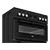 BEKO EDC6731K Freestanding 60cm Double Oven Electric Vitroceramic 4 Hob Cooker in Black colour