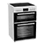 BEKO EDC6731W Freestanding 60cm Double Oven Electric Vitroceramic 4 Hob Cooker in white colour