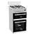 BEKO EDG507W 50cm Twin Cavity Gas Cooker with Gas Hob