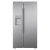 BEKO ASN541S US Style Side By Side Fridge Freezer with Non-plumbed Ice and Water Dispenser in Silver