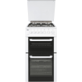 BEKO BCDG504W Gas with LPG Option Cooker with Twin Cavity Oven and 4 Burner Hob BEKO BCDG504W Gas with LPG Option Cooker with Twin Cavity Oven and 4 Burner Hob