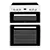 BEKO EDC633W 60cm Electric Cooker White with Double Oven 4 Zone Ceramic Hob