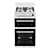BEKO EDG507W 50cm Twin Cavity Gas Cooker with Gas Hob