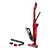 BOSCH BBH3ZOOGB Serie 4 ProAnimal 2-in-1 Cordless Vacuum Cleaner - 55 Minutes Run Time - Red