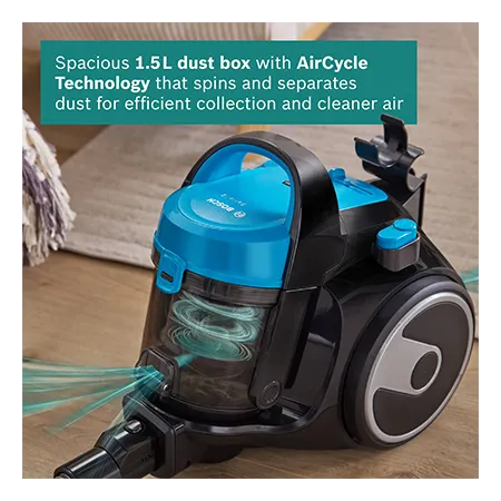 BOSCH BGS05BU2GB Series 3 Cylinder Vacuum - Turquoise
