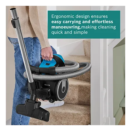BOSCH BGS05BU2GB Series 3 Cylinder Vacuum - Turquoise