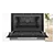 BOSCH CMG7241B1B Serie 8 Compact Electric Single Oven with Microwave Function