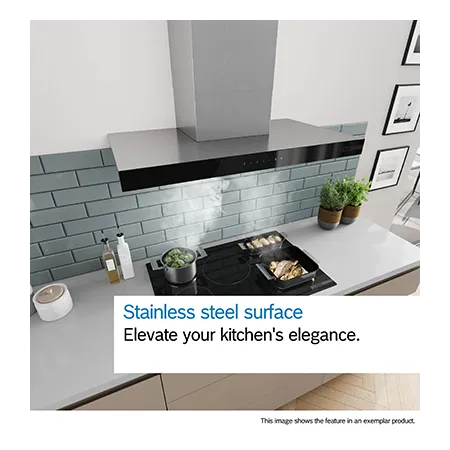 BOSCH DWB65CC30B 60cm Wall-mounted cooker hood, Stainless steel