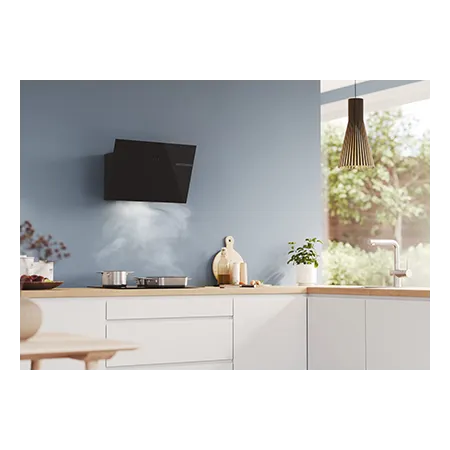 BOSCH DWK65DF61B 60cm Wall-mounted cooker hood clear glass black