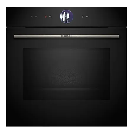 BOSCH HMG7764B1B Serie 8 Built-In Electric Single Oven with Microwave Function