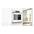 BOSCH HQA534BW3B Built in Electric Single oven with added steam function in White colour